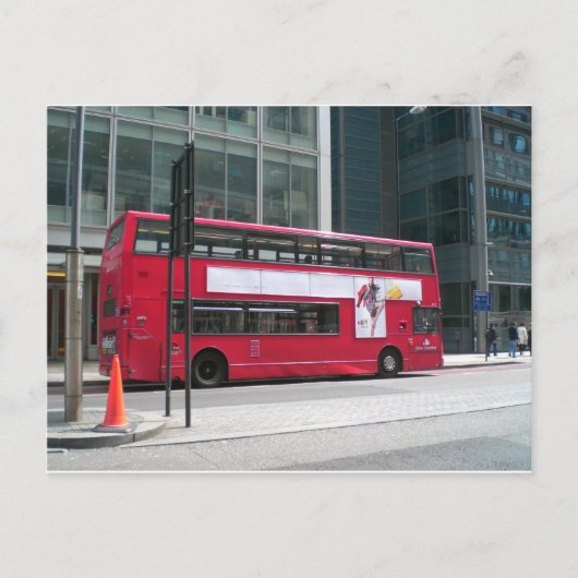 Carte Postale Bus rouge de Londres (Devant)