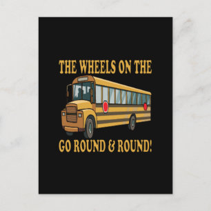 Carte Postale Bus scolaire