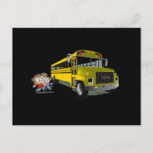 Carte Postale Bus scolaire (Devant)