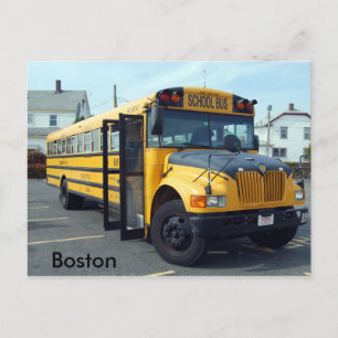 Carte Postale Bus scolaire de Boston