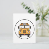 Carte Postale Bus scolaire de Cute (Debout devant)