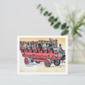 Carte Postale Bus touristique, Bloomfield, NJ Vintage (Debout devant)