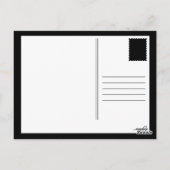 Carte Postale bus triangle maroon (Dos)