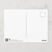 Carte Postale Busard Saint-Martin (Buse à queue barrée) NY Bird (Dos)