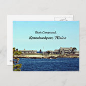 Carte Postale Bush Compound, Kennebunkport, Maine (Devant / Derrière)