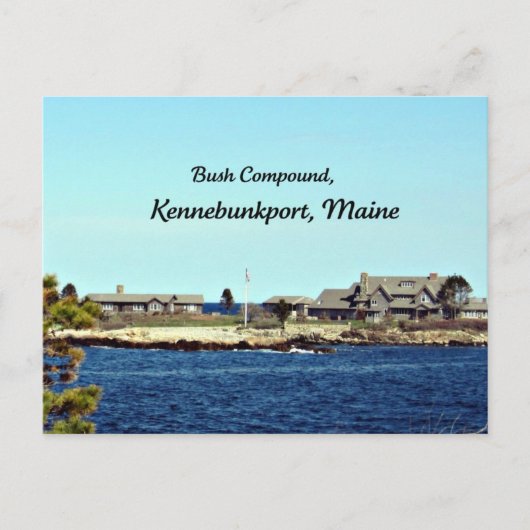 Carte Postale Bush Compound, Kennebunkport, Maine (Devant)