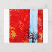 Carte Postale Bush en feu (Devant)