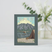 Carte Postale Bush Plane & Fishing - Glacier National Park, MT (Debout devant)