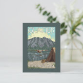 Carte Postale Bush Plane & Fishing - Glacier National Park, MT (Debout devant)