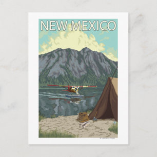 Carte Postale Bush Plane FishingNouveau-Mexique
