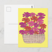 Carte Postale Bushel of Bright Cosmos (Devant / Derrière)