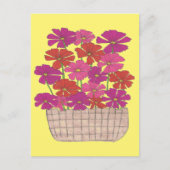Carte Postale Bushel of Bright Cosmos (Devant)