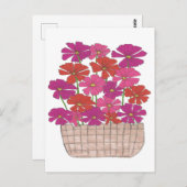 Carte Postale Bushel of Bright Cosmos (Devant / Derrière)