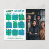 Carte Postale Business Corporate Christmas Holiday CUSTOM Photo (Devant)