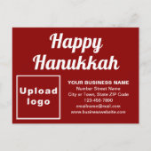 Carte postale Business Hanoukka Red Holiday (Devant)