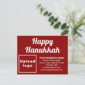 Carte postale Business Hanoukka Red Holiday (Debout devant)