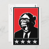 Carte Postale Business Suite Chimpanzé (Devant / Derrière)
