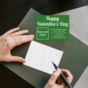 Carte postale Business Valentine Green Holiday