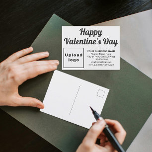 Carte postale Business Valentine White Holiday