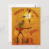 Carte postale Busker Birthday (Devant / Derrière)