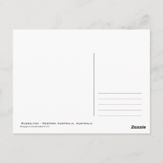 Carte Postale Busselton (Dos)