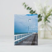 Carte Postale Busselton Jetty sur une journée nuageuse (Debout devant)