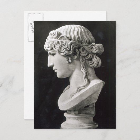 Carte Postale Buste d'Antinous appelé 'Mondragone Antineux' (Devant / Derrière)