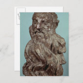 Carte Postale Buste d'Auguste Rodin 1909 (Devant / Derrière)