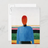 Carte Postale Buste de femme (Devant / Derrière)