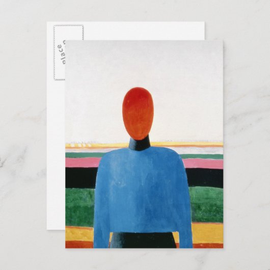 Carte Postale Buste de femme (Devant / Derrière)