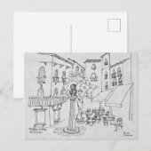 Carte Postale Buste de Frédéric Mistral | Avignon, France (Devant / Derrière)
