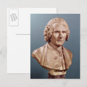 Carte Postale Buste de Jean-Jacques Rousseau (Devant / Derrière)