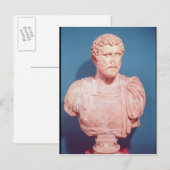 Carte Postale Buste de l'empereur Antoninus Pius (Devant / Derrière)