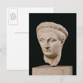 Carte Postale Buste de l'empereur Claudius de Thasos (Devant / Derrière)