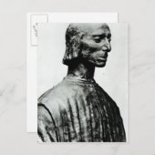 Carte Postale Buste de Niccolo Machiavelli (Devant / Derrière)