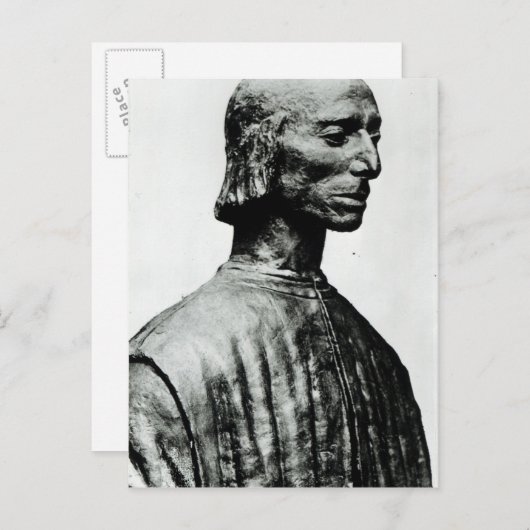 Carte Postale Buste de Niccolo Machiavelli (Devant / Derrière)
