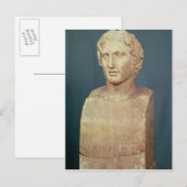Carte Postale Buste de portrait d'Alexandre le Grand (Devant / Derrière)