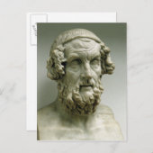 Carte Postale Buste de portrait de Homer (Devant / Derrière)