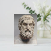 Carte Postale Buste de portrait de Sophocles (Debout devant)