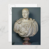 Carte Postale Buste de Publius Cornélius Scipio 'Africanus (Devant / Derrière)
