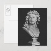 Carte Postale Buste de Robert de Cotte, 1707 (Devant / Derrière)