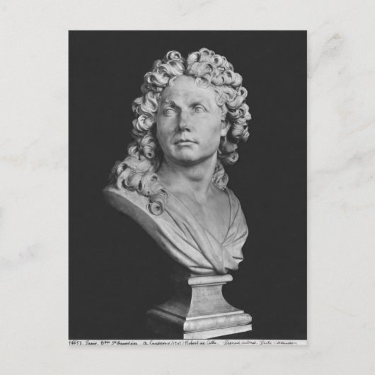 Carte Postale Buste de Robert de Cotte, 1707 (Devant)