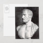 Carte Postale Buste de Thucydides, gravé par Barbant (Devant / Derrière)