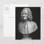 Carte Postale Buste de Voltaire (Devant / Derrière)