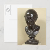 Carte Postale Buste de Voltaire 1778 (Devant / Derrière)