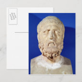 Carte Postale Buste de Zeno de Citium (Devant / Derrière)