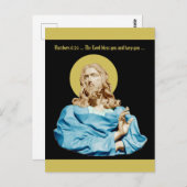 Carte Postale Buste du Christ de Gian Lorenzo Bernini 1679 (Devant / Derrière)