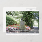 Carte Postale Buste du mémorial Michael Collins, Irlande de Dubl (Devant / Derrière)