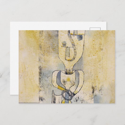 Carte Postale Buste par Paul Klee (Devant / Derrière)