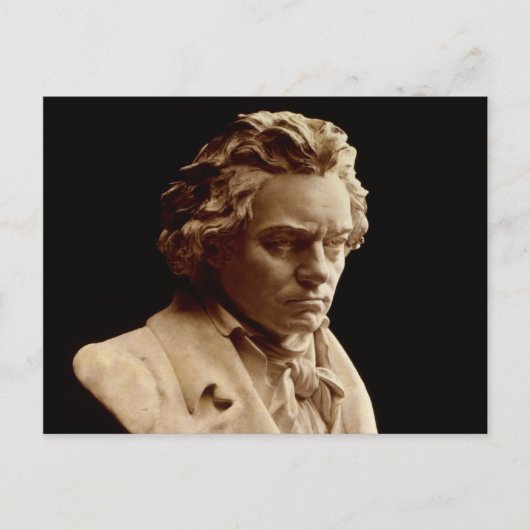 Carte Postale buste statue de Beethoven (Devant)